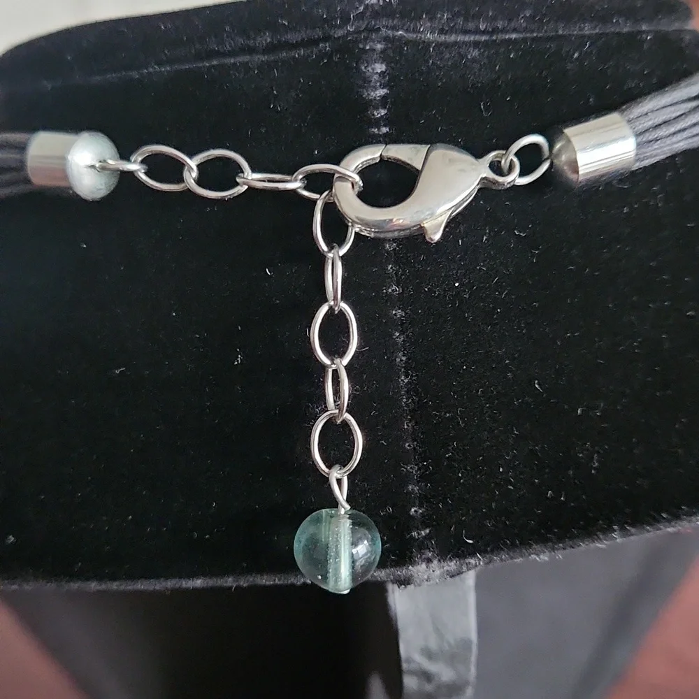 Antica Murrina -Multi-Strand Necklace with Murano Glass Charm - Picture 3 of 4